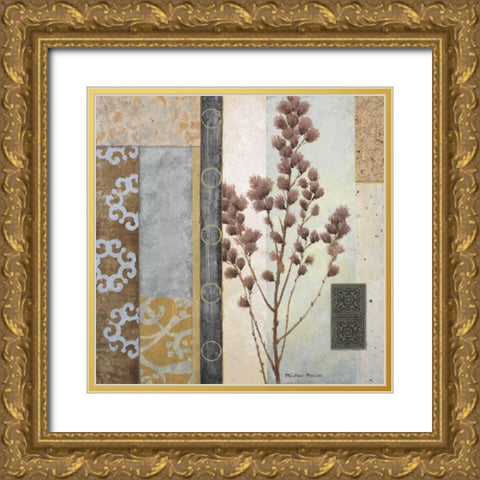 February I Gold Ornate Wood Framed Art Print with Double Matting by Marcon, Michael