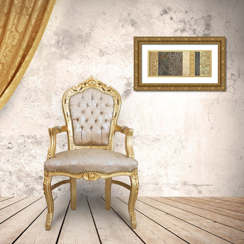 Dezolis II Gold Ornate Wood Framed Art Print with Double Matting by Marcon, Michael