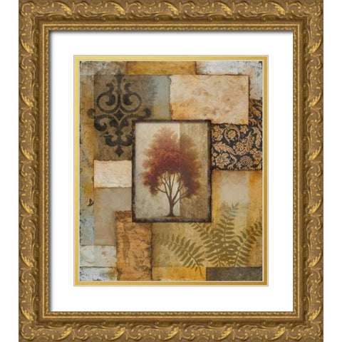 Sanctuary I Gold Ornate Wood Framed Art Print with Double Matting by Marcon, Michael