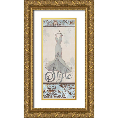 Style Gold Ornate Wood Framed Art Print with Double Matting by Hakimipour-Ritter