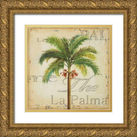 La Palma II Gold Ornate Wood Framed Art Print with Double Matting by Pinto, Patricia