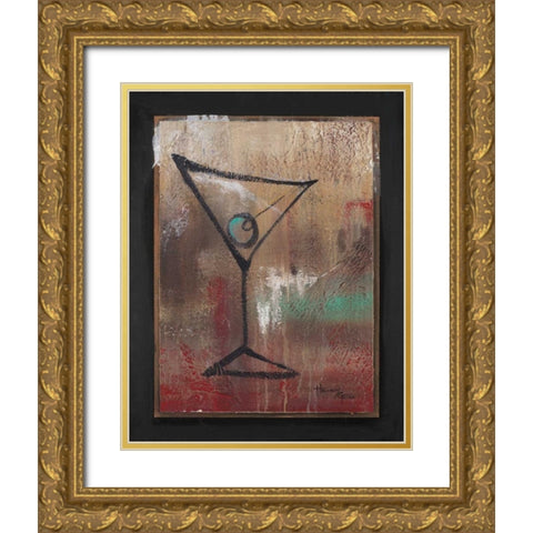 S.O.S. Club I Gold Ornate Wood Framed Art Print with Double Matting by Hakimipour-Ritter