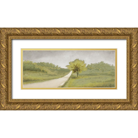 A Place Of Passing Time Gold Ornate Wood Framed Art Print with Double Matting by Marcon, Michael