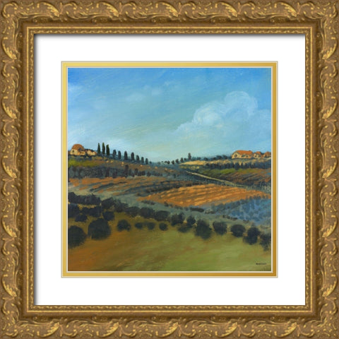 Italy I Gold Ornate Wood Framed Art Print with Double Matting by Kingsley