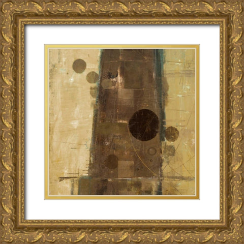 Theory I Gold Ornate Wood Framed Art Print with Double Matting by Kingsley