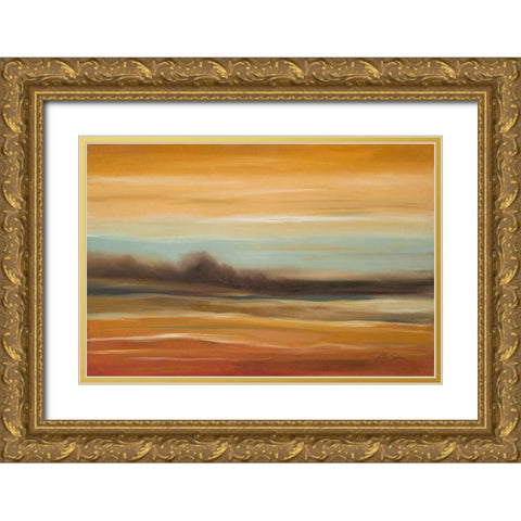 Late Afternoon II Gold Ornate Wood Framed Art Print with Double Matting by Arenas, Nelly