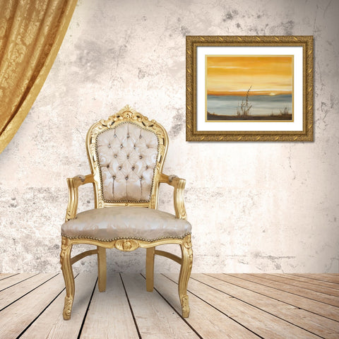Early Morning I Gold Ornate Wood Framed Art Print with Double Matting by Arenas, Nelly