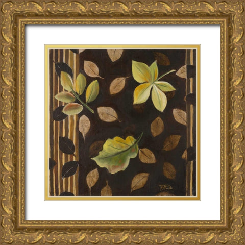 Hojitas I Gold Ornate Wood Framed Art Print with Double Matting by Pinto, Patricia