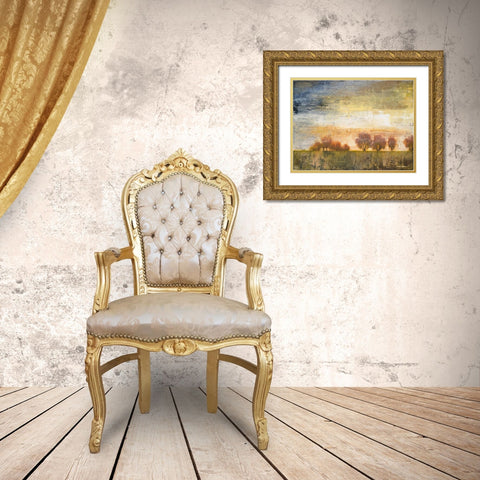 Standing in the Wind I Gold Ornate Wood Framed Art Print with Double Matting by Marcon, Michael