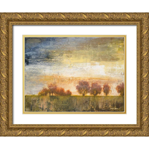 Standing in the Wind I Gold Ornate Wood Framed Art Print with Double Matting by Marcon, Michael