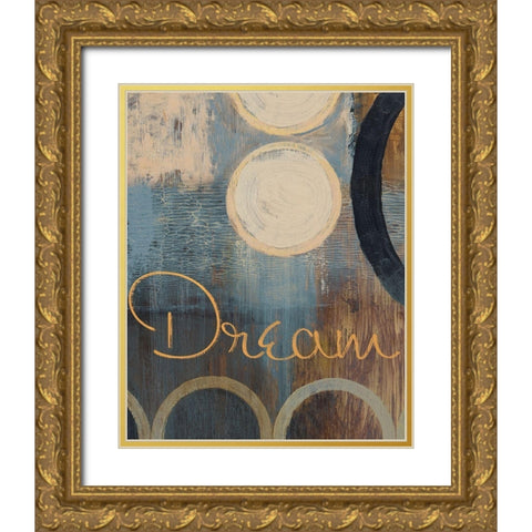 Dream Gold Ornate Wood Framed Art Print with Double Matting by Marcon, Michael
