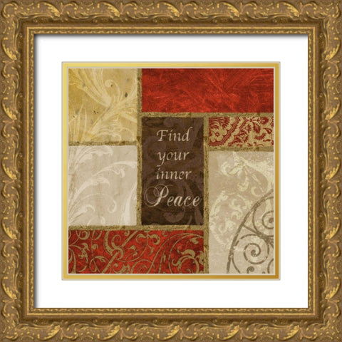 Inner Peace Gold Ornate Wood Framed Art Print with Double Matting by Spaeth, John