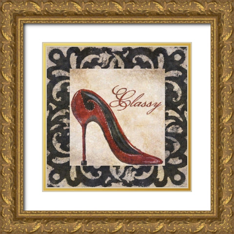 Classy Gold Ornate Wood Framed Art Print with Double Matting by Ritter, Gina