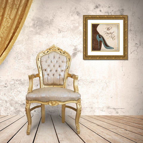 The Perfect Fit Gold Ornate Wood Framed Art Print with Double Matting by Ritter, Gina