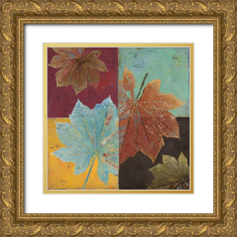 Colorful Maples I Gold Ornate Wood Framed Art Print with Double Matting by Pinto, Patricia
