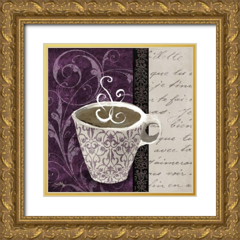 Cafe II Gold Ornate Wood Framed Art Print with Double Matting by Medley, Elizabeth