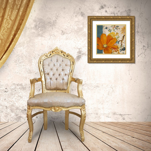 Summer in Paris I Gold Ornate Wood Framed Art Print with Double Matting by Loreth, Lanie