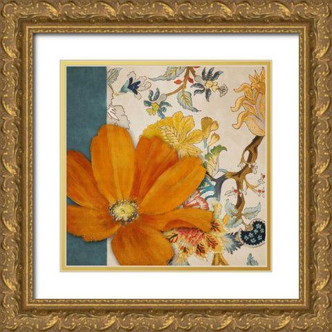 Summer in Paris I Gold Ornate Wood Framed Art Print with Double Matting by Loreth, Lanie