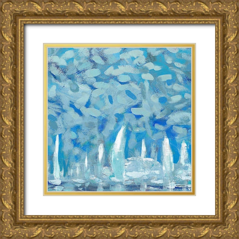 By the Pier II Gold Ornate Wood Framed Art Print with Double Matting by Kingsley