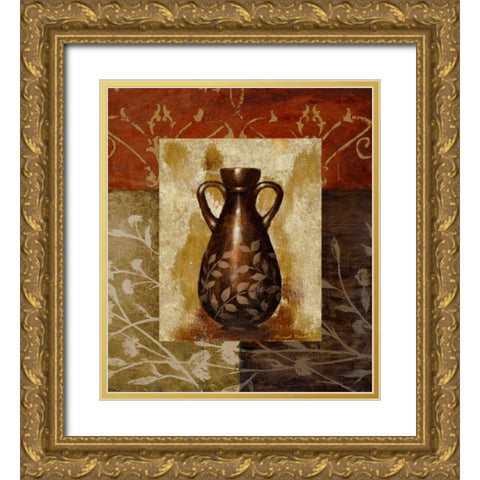 A Familiar Vessel II Gold Ornate Wood Framed Art Print with Double Matting by Marcon, Michael