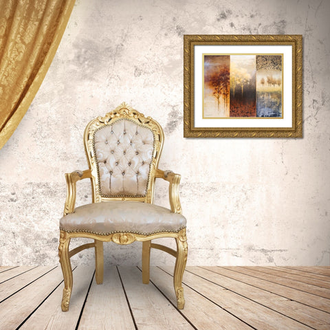 Lost in Trees I Gold Ornate Wood Framed Art Print with Double Matting by Marcon, Michael
