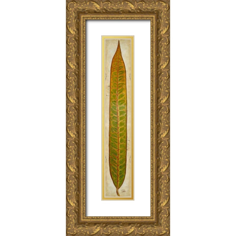 Crotos II Gold Ornate Wood Framed Art Print with Double Matting by Pinto, Patricia