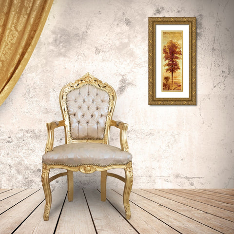 Early Autumn Chill I Gold Ornate Wood Framed Art Print with Double Matting by Marcon, Michael