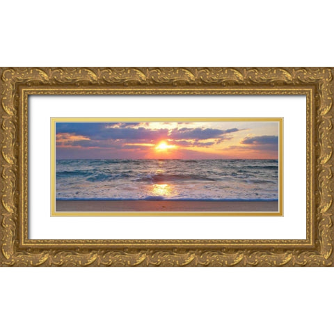 La Isla Bonita I Gold Ornate Wood Framed Art Print with Double Matting by Rodriguez, Jairo