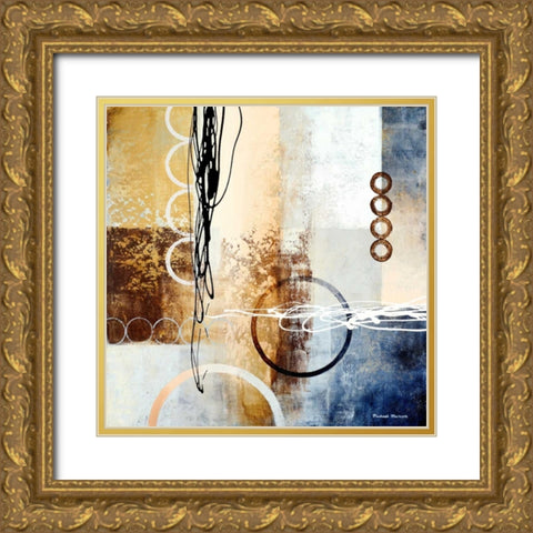 Intersections I Gold Ornate Wood Framed Art Print with Double Matting by Marcon, Michael