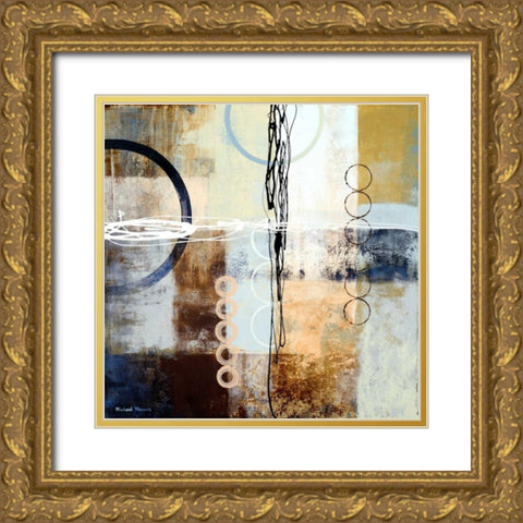 Intersections II Gold Ornate Wood Framed Art Print with Double Matting by Marcon, Michael