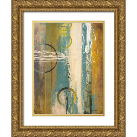 Earthbound I Gold Ornate Wood Framed Art Print with Double Matting by Marcon, Michael