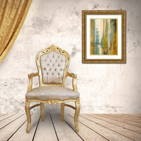 Earthbound II Gold Ornate Wood Framed Art Print with Double Matting by Marcon, Michael