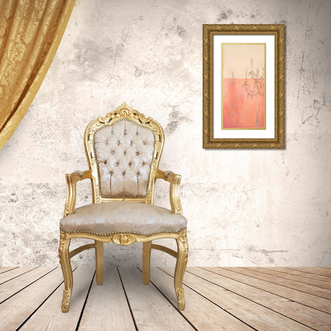 Hollywood Vintage II Gold Ornate Wood Framed Art Print with Double Matting by Pinto, Patricia