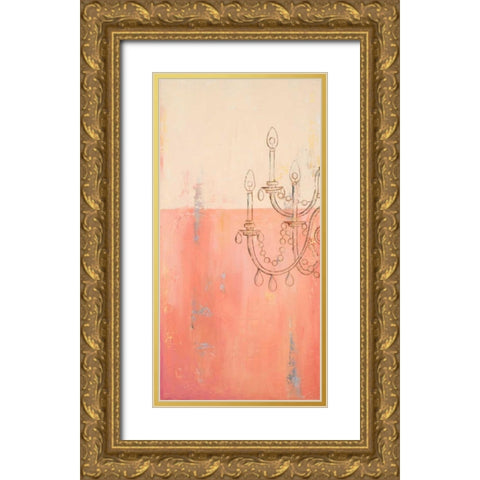 Hollywood Vintage II Gold Ornate Wood Framed Art Print with Double Matting by Pinto, Patricia