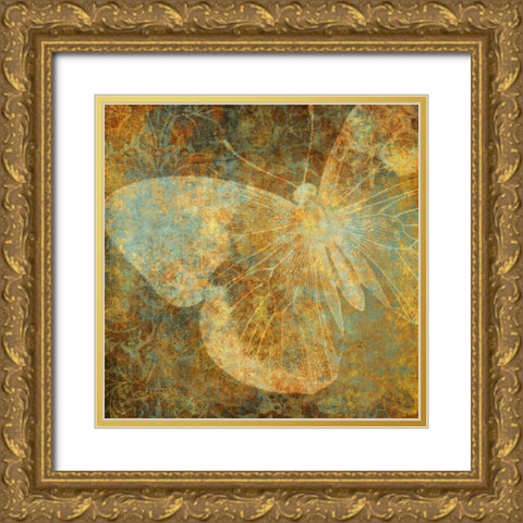 Inspire I Gold Ornate Wood Framed Art Print with Double Matting by Medley, Elizabeth