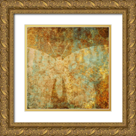 Inspire II Gold Ornate Wood Framed Art Print with Double Matting by Medley, Elizabeth