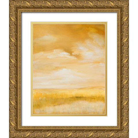 Above Golden Plains I Gold Ornate Wood Framed Art Print with Double Matting by Loreth, Lanie