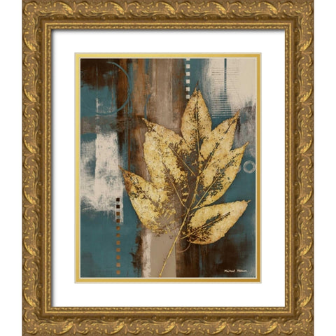 Golden Force I Gold Ornate Wood Framed Art Print with Double Matting by Marcon, Michael