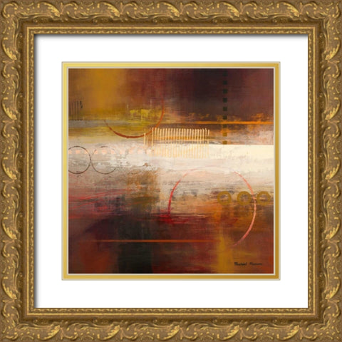 Force Ten II Gold Ornate Wood Framed Art Print with Double Matting by Marcon, Michael
