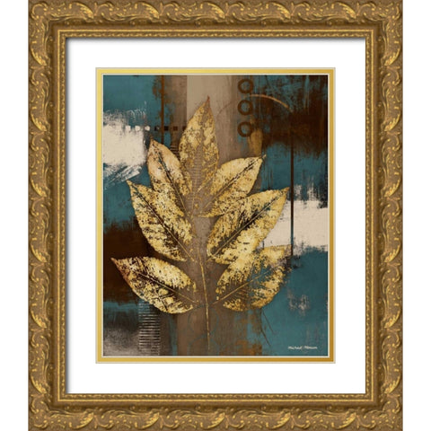 Golden Force II Gold Ornate Wood Framed Art Print with Double Matting by Marcon, Michael