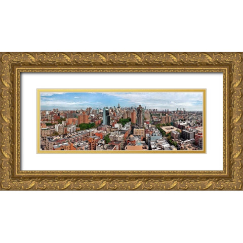 Rivington II Gold Ornate Wood Framed Art Print with Double Matting by Lake, Shelley