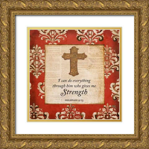 With All Your Heart II Gold Ornate Wood Framed Art Print with Double Matting by Hakimipour, Tiffany