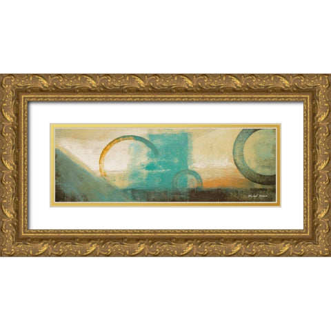 Colorful Sunrise II Gold Ornate Wood Framed Art Print with Double Matting by Marcon, Michael