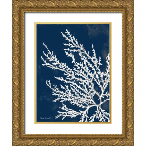 Coastal Coral I Gold Ornate Wood Framed Art Print with Double Matting by Loreth, Lanie