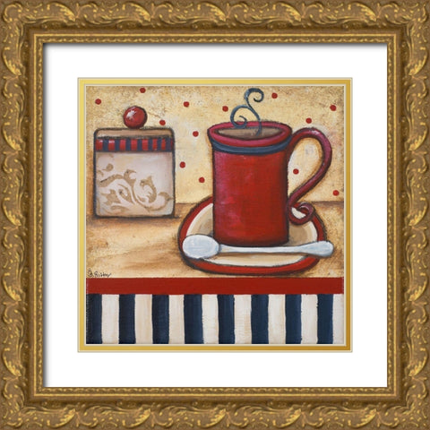 Grannys Kitchen II Gold Ornate Wood Framed Art Print with Double Matting by Ritter, Gina