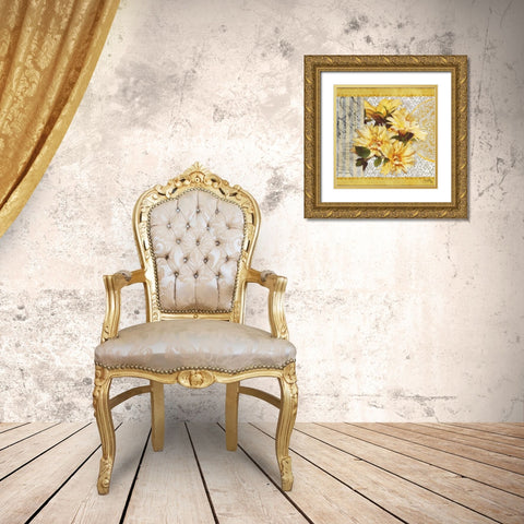 Grey Gardens I Gold Ornate Wood Framed Art Print with Double Matting by Medley, Elizabeth