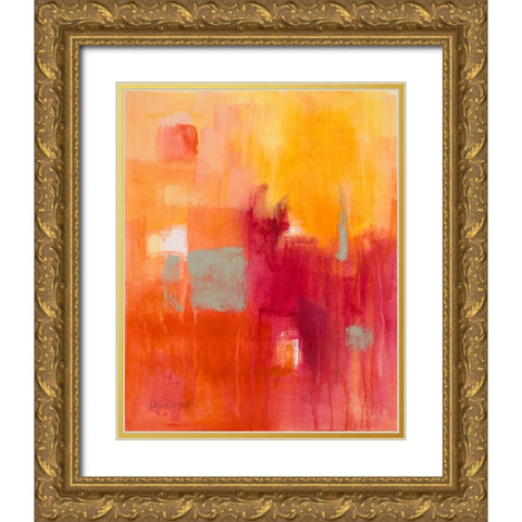 Summer Song I Gold Ornate Wood Framed Art Print with Double Matting by Loreth, Lanie