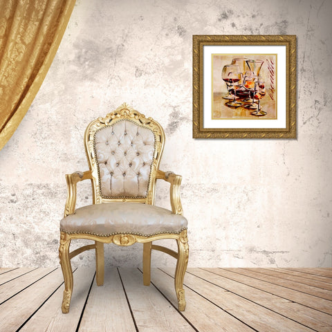 Breathe Gold Ornate Wood Framed Art Print with Double Matting by French-Roussia, Heather A.