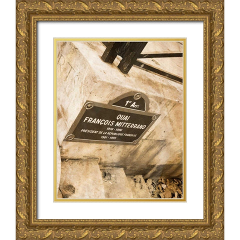 French Street II Gold Ornate Wood Framed Art Print with Double Matting by Navas, Emily