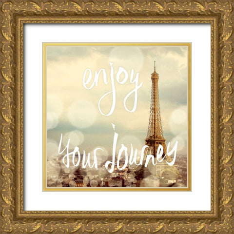 Adventures In Europe II Gold Ornate Wood Framed Art Print with Double Matting by Navas, Emily